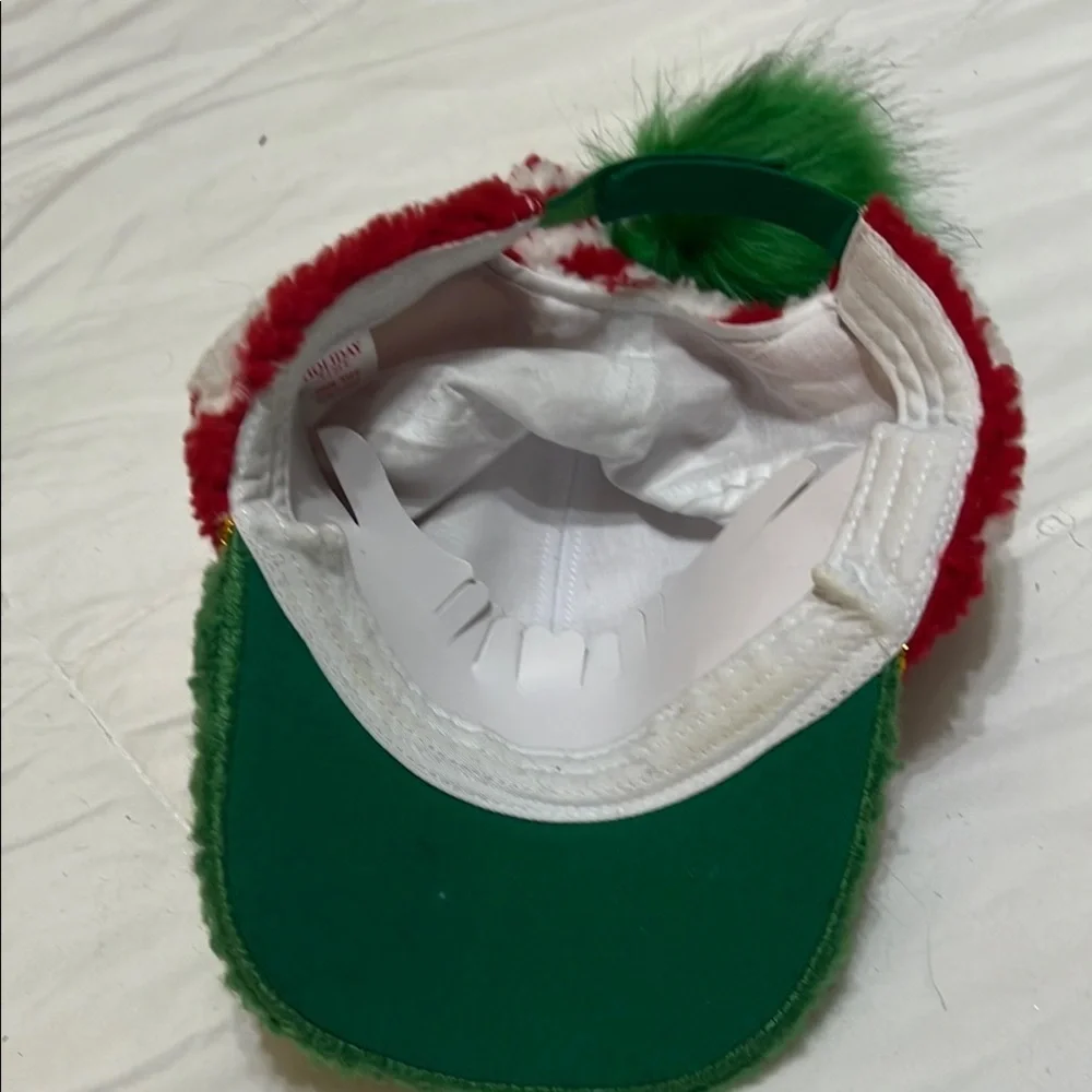 Festive Striped Kids Hat with Pom Pom